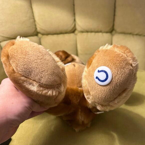 NFL INDIANAPOLIS COLTS Good Stuff Football Teddy Bear Stuffed Animal 15” W Tag - Picture 6 of 10